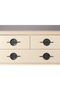 Cream Wooden Drawer Cabinet | Dutchbone Edson | Oroatrade.com