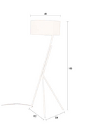 Beige Tripod Floor Lamp | Dutchbone Murphy | Dutchfurniture.com