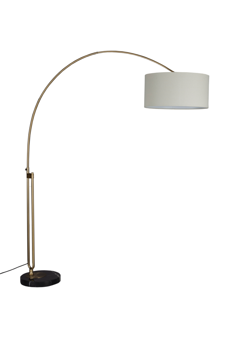 Gold Metal Floor Lamp | Dutchbone Archie | Dutchfurniture.com