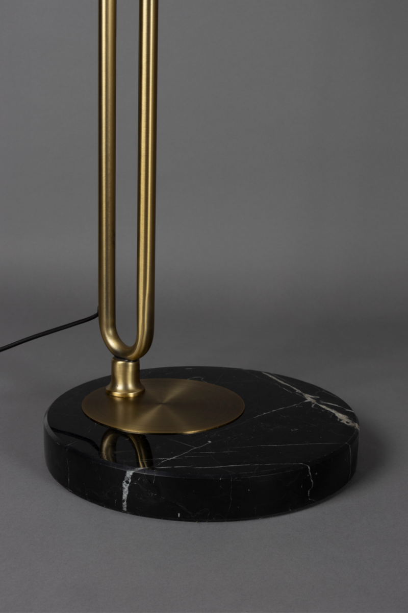 Gold Metal Floor Lamp | Dutchbone Archie | Dutchfurniture.com