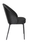 Black Bouclé Dining Chair | Dutchbone Rodin | Dutchfurniture.com  