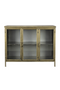 Antique Brass 3-Door Sideboard | Dutchbone Gertlush | Dutchfurniture.com