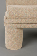 Bouclé Channeled Lounge Chair | Dutchbone Fern | Dutchfurniture.com
