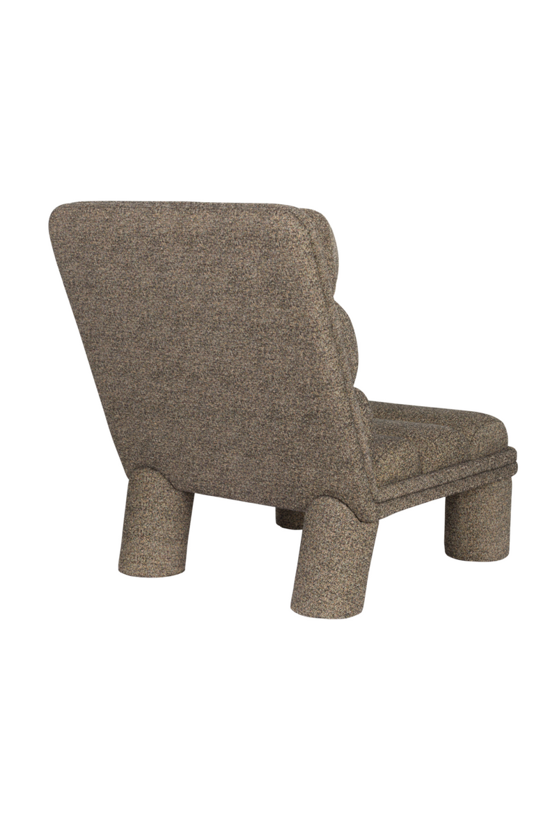 Bouclé Channeled Lounge Chair | Dutchbone Fern | Dutchfurniture.com
