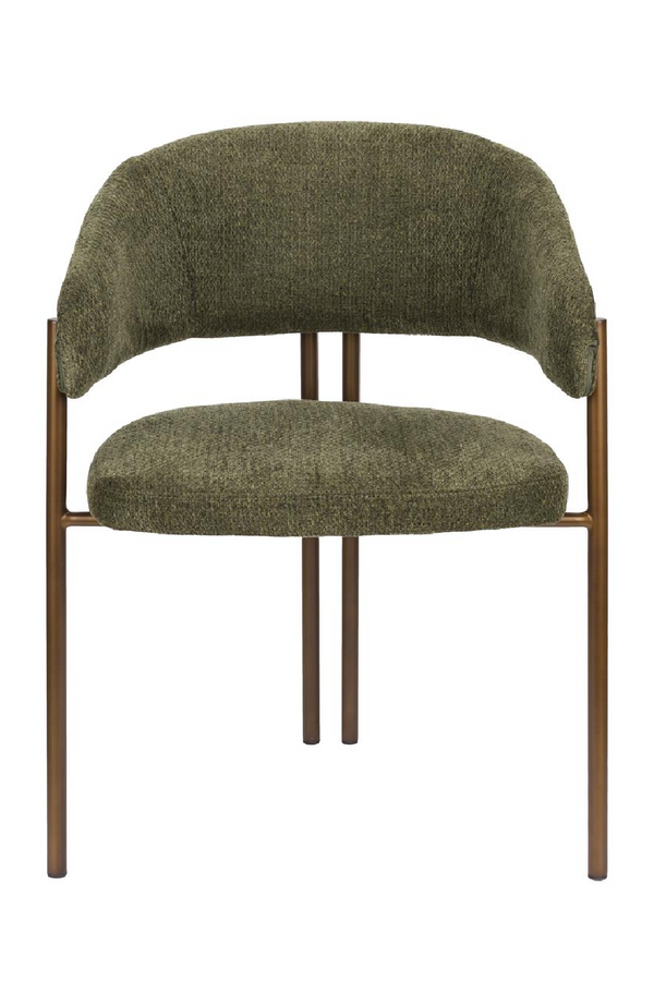 Bouclé Curved Dining Chairs (2) | Dutchbone Naida| Dutchfurniture.com
