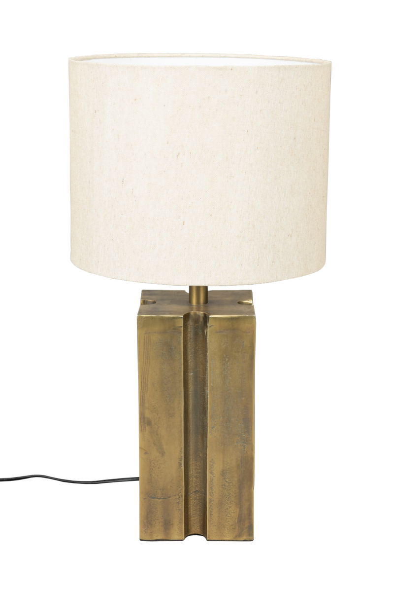 Gold Aluminium Table Lamp | Dutchbone Roc | Dutchfurniture.com