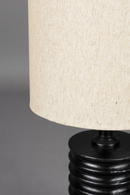 White Linen Table Lamp | Dutchbone Yalu | Dutchfurniture.com