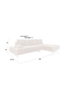 Off White Upholstered Sofa | Dutchbone Shelly | Dutchfurniture.com