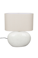 White Ceramic Table Lamp | Dutchbone Hailey | Oroatrade.com