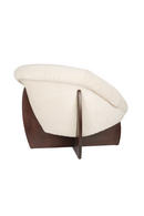 Beige Bouclé Lounge Chair | Dutchbone Emilius | Oroatrade.com