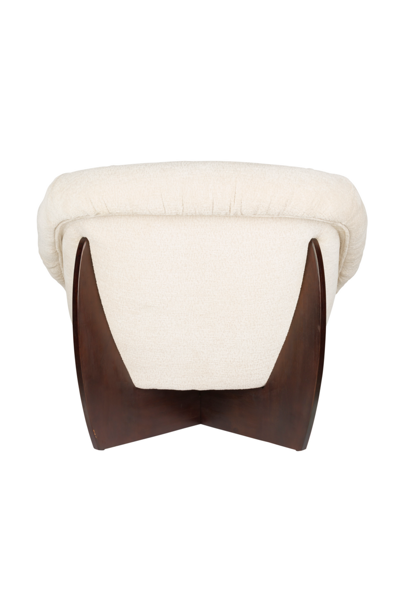 Beige Bouclé Lounge Chair | Dutchbone Emilius | Dutchfurniture.com