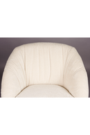 Beige Bouclé Lounge Chair | Dutchbone Emilius | Oroatrade.com