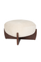 Beige Bouclé Pouf | Dutchbone Emilius | Dutchfurniture.com