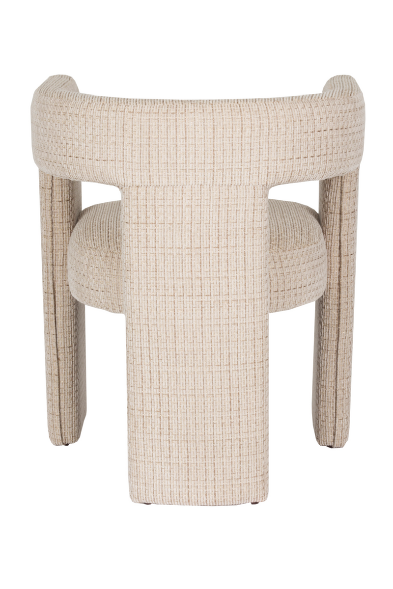 Beige Woven Design Dining Chair | Dutchbone Medina | Dutchfurniture.com