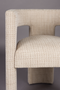 Beige Woven Design Dining Chair | Dutchbone Medina | Dutchfurniture.com