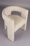 Beige Woven Design Dining Chair | Dutchbone Medina | Dutchfurniture.com