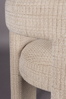 Beige Woven Design Dining Chair | Dutchbone Medina | Oroatrade.com