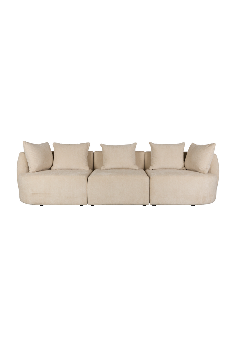 Woven Fabric 3-Seater Sofa | Dutchbone Rocca | Oroatrade.com