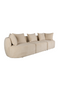 Woven Fabric 3-Seater Sofa | Dutchbone Rocca | Oroatrade.com