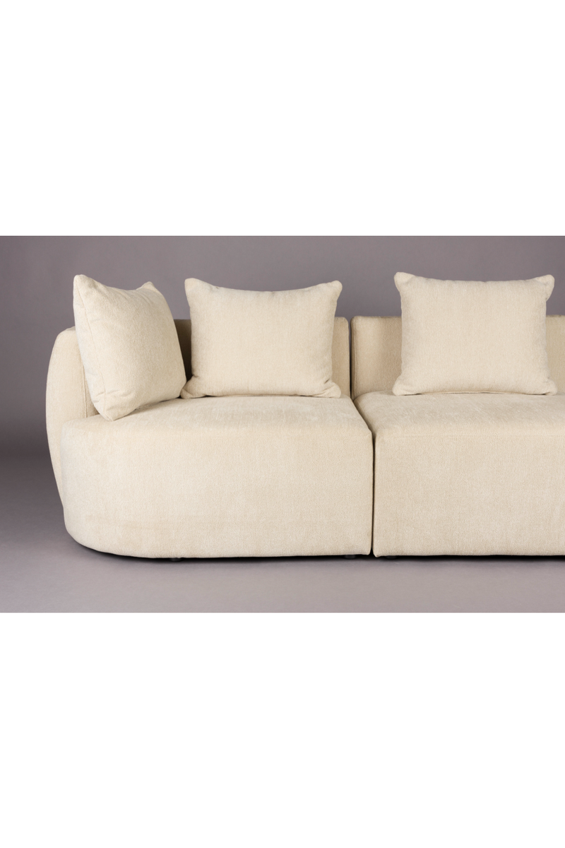 Woven Fabric 3-Seater Sofa | Dutchbone Rocca | Dutchfurniture.com