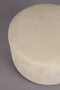 Round Upholstered Ottoman | Dutchbone Rocca | Oroatrade.com