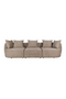 Woven Fabric 3-Seater Sofa | Dutchbone Rocca | Oroatrade.com