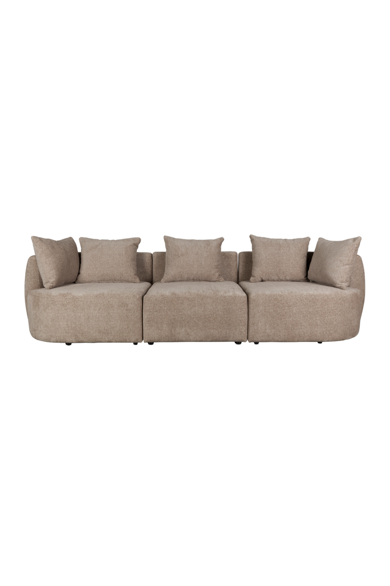 Woven Fabric 3-Seater Sofa | Dutchbone Rocca | Dutchfurniture.com