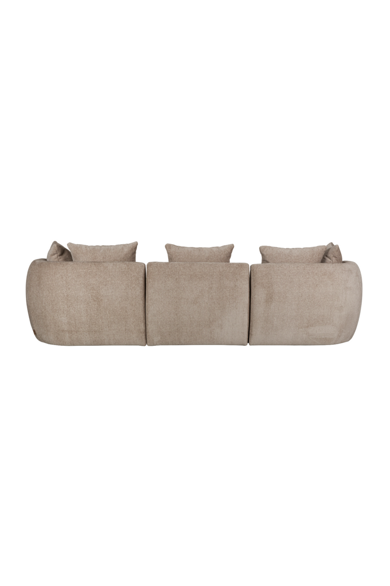 Woven Fabric 3-Seater Sofa | Dutchbone Rocca | Oroatrade.com