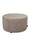 Round Upholstered Ottoman | Dutchbone Rocca | Dutchfurniture.com