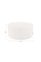 Round Upholstered Ottoman | Dutchbone Rocca | Oroatrade.com