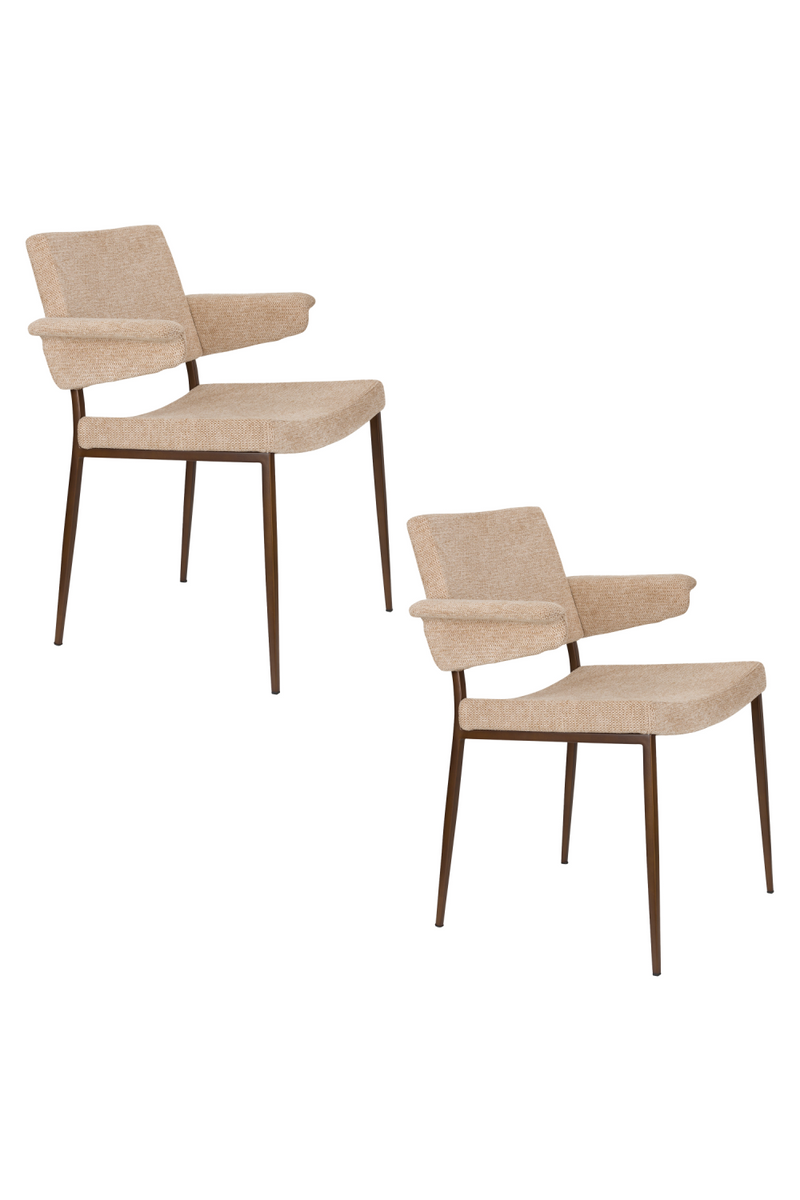 Curved Arm Dining Chair | Dutchbone Portland | Dutchfurniture.com