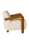 Cream Upholstered Lounge Armchair | Dutchbone Robinson | Dutchfurniture.com