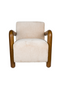 Cream Upholstered Lounge Armchair | Dutchbone Robinson | Dutchfurniture.com