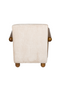 Cream Upholstered Lounge Armchair | Dutchbone Robinson | Dutchfurniture.com