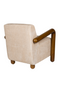 Cream Upholstered Lounge Armchair | Dutchbone Robinson | Dutchfurniture.com