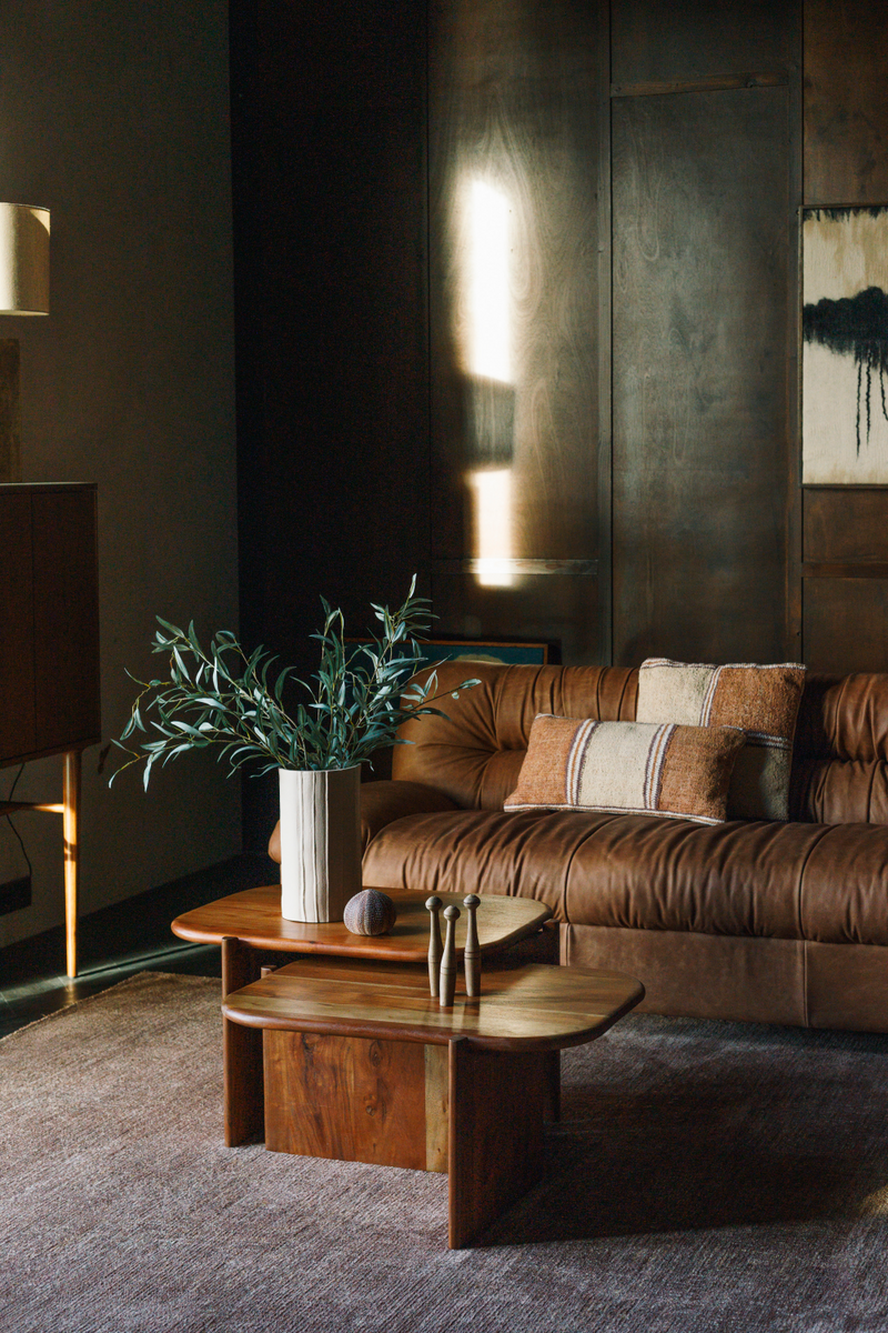 Leather Pleated Sofa | Dutchbone Douglas | Dutchfurniture.com