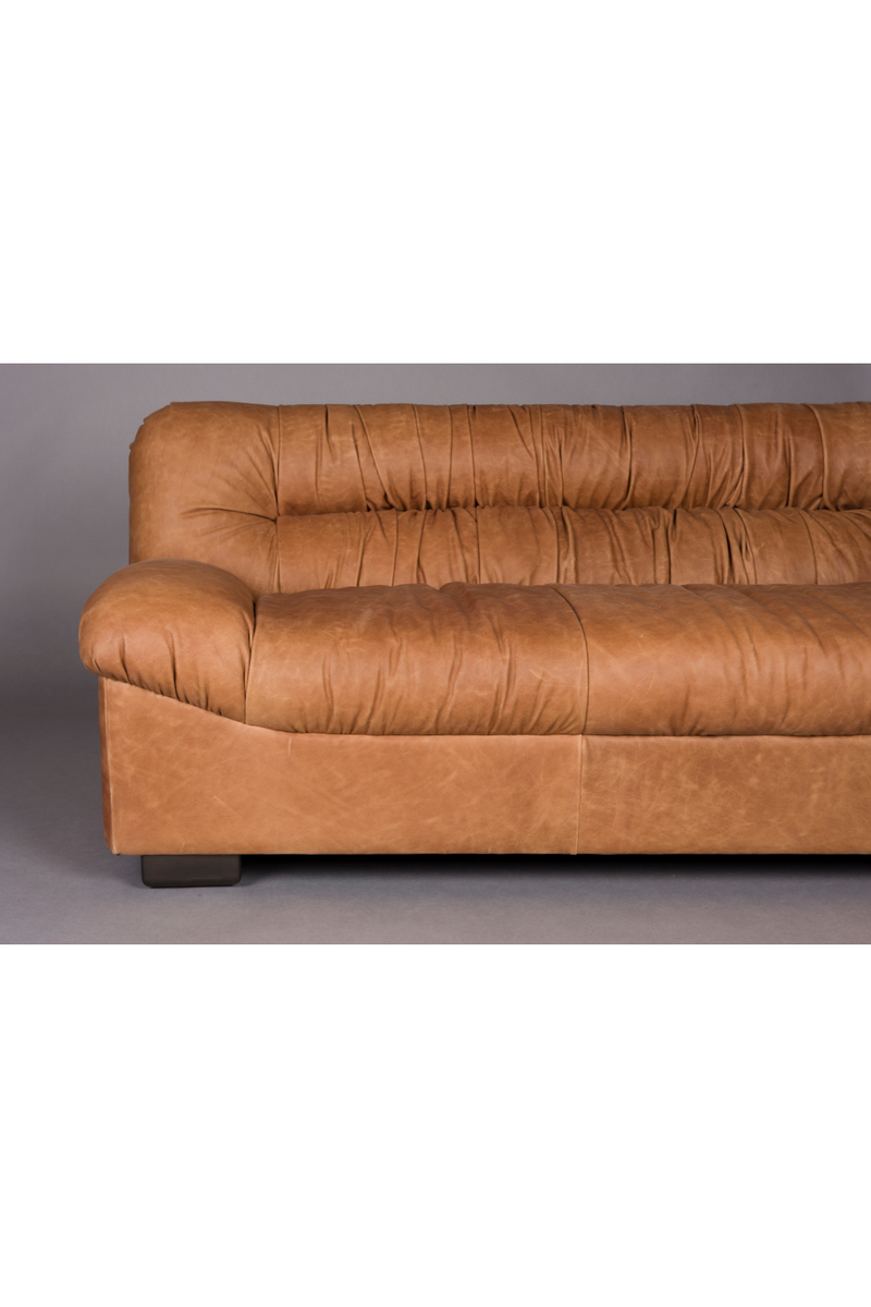 Leather Pleated Sofa | Dutchbone Douglas | Dutchfurniture.com