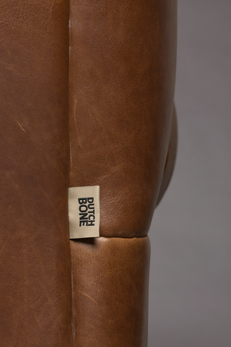Leather Pleated Sofa | Dutchbone Douglas | Dutchfurniture.com