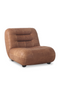 Deep Stitched Leather Lounge Chair | Dutchbone Wyatt | Dutchfurniture.com