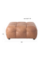 Tufted Leather Ottoman | Dutchbone Hackman | Dutchfurniture.com