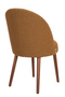 Bouclé Curved Dining Chair (2) | Dutchbone Barbara | Dutchfurniture.com