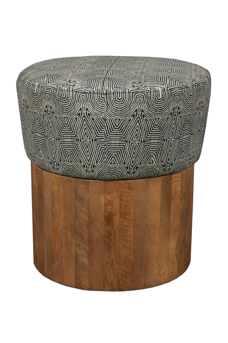 Graphic Print Stool | Dutchbone Fragment | Dutchfurniture.com