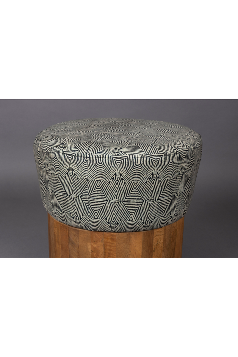 Graphic Print Stool | Dutchbone Fragment | Dutchfurniture.com