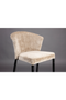 Beige Velvet Counter Stools (2) | Dutchbone Georgia | Dutchfurniture.com