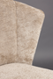 Beige Velvet Counter Stools (2) | Dutchbone Georgia | Dutchfurniture.com