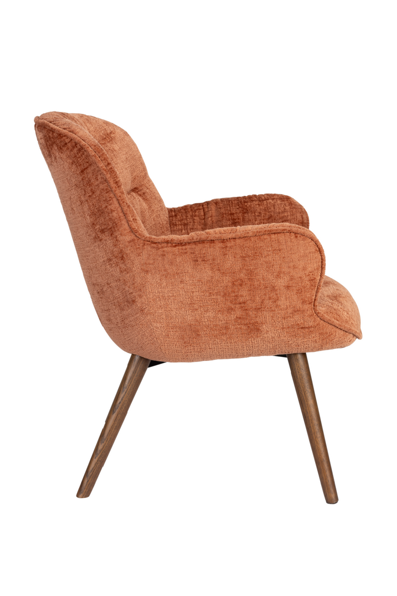 Velvet Vintage Style Lounge Chair | Dutchbone Lenn | Dutchfurniture.com