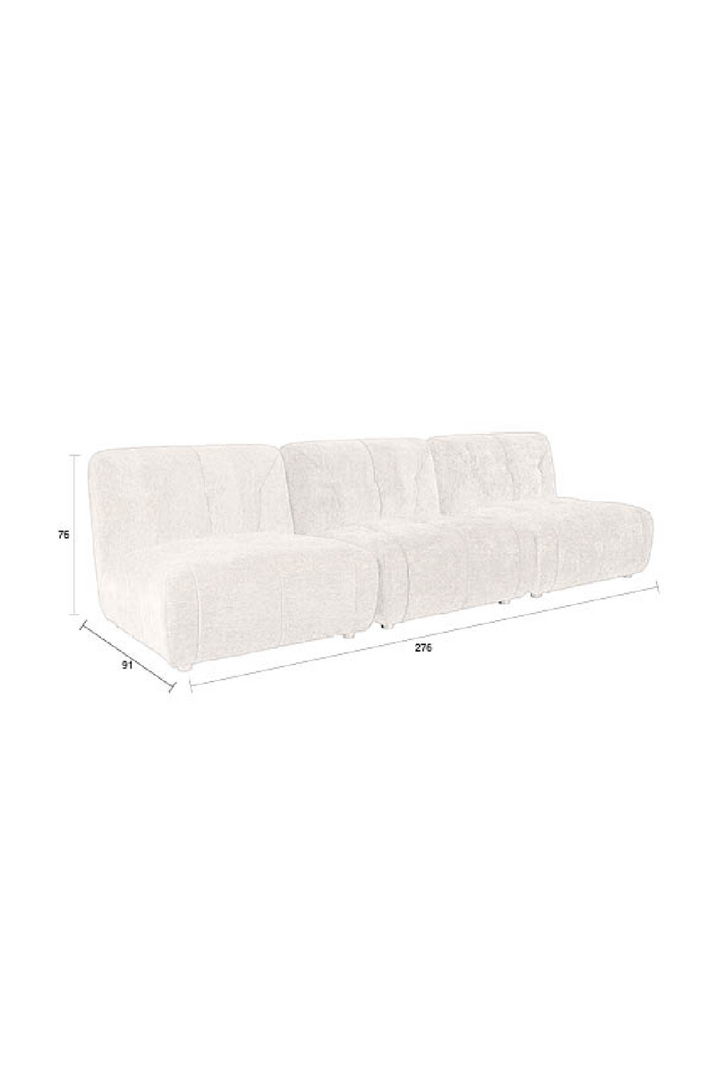 Velvet Plum 3-Seater Sofa | Dutchbone Giada | Dutchfurniture.com