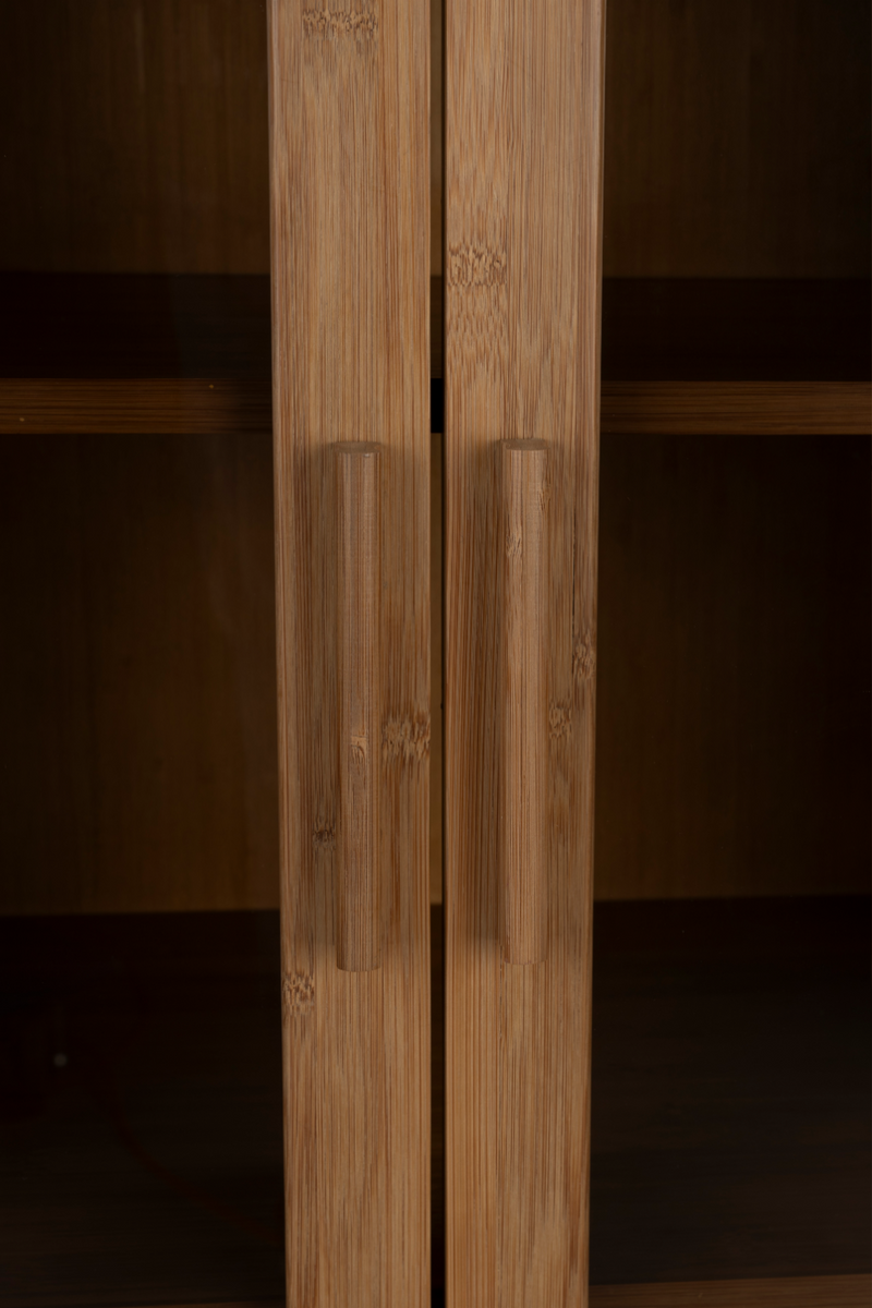 Bamboo 2-Door Cabinet | Dutchbone Caroun | Dutchfurniture.com