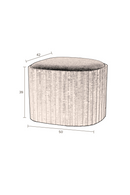 Teak Storage Pouf | Dutchbone Bay | Dutchfurniture.com