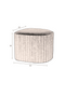 Teak Storage Pouf | Dutchbone Bay | Dutchfurniture.com